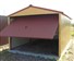 Garage with saddle roof