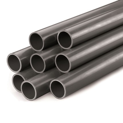 PVC pipe 200x7,7mm PN 10 gray (pipe length 5m)