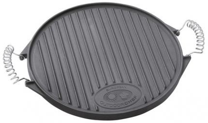 CAST IRON GRILL WITH PLATE (ø 33 cm)