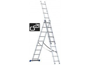 Ladder 3-piece 5.9 meters, 3x9 walls