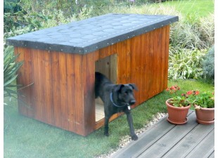 Shed for dog insulated 155x85x80cm
