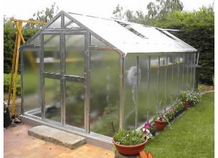 Galvanized greenhouse 249x505x213 cm